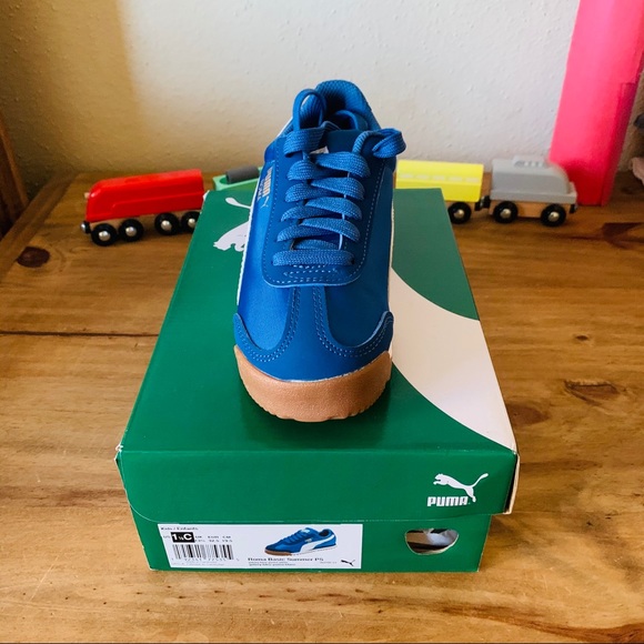 Brand New Blue Puma Roma Basic Summer PS - Picture 2 of 6
